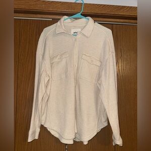 Aerie waffle button down